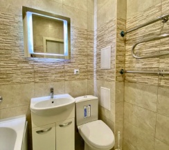 Апартаменты c 1 комнатой с балконом и с видом на город в Apartments on str. Kuybisheva, bld. 59