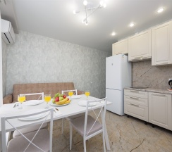 Апартаменты с кухней и видом на горы в 4 Горизонта