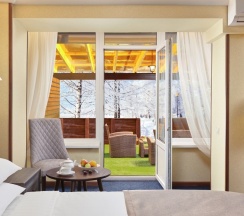 Апартаменты однокомнатные с верандой (корпус 2) в Zvenigorod