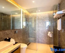 Семейная студия с видом на океан в Oakwood Apartments Sanya