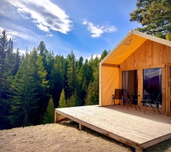 Барн-тент Курай в Выше гор Курай