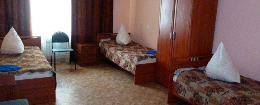 Номер эконом улучшенный с 3 односпальными кроватями в Северное Сияние