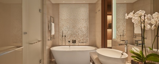 Номер Делюкс с большой двуспальной кроватью и доступом в клубную гостиную в Hyatt Regency Moscow Petrovsky Park