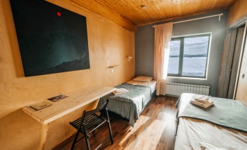 Двухместный номер с выходом на террасу в Bay house