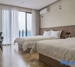 Двухместный номер Standard с видом на море 2 отдельные кровати в Taishan Golden Beach Resort