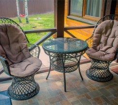 Дом 2 с бассейном хамамом сауной в Охотничий клуб