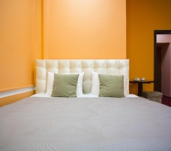 Номер улучшенный с 1 двуспальной кроватью и диваном в Базис-М