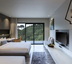 Одноместный номер Standard с видом на океан двуспальная кровать в Hotel Ikon Phuket