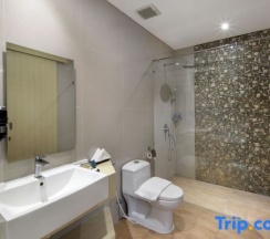 Двухместный люкс с видом на город двуспальная кровать в Four Star by Trans Hotel Sanur