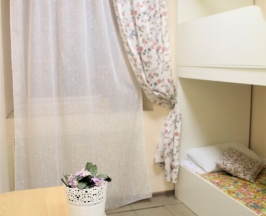 Четырёхместный номер Economy с красивым видом из окна 2 двухъярусные кровати в Мариинск