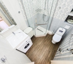 Апартаменты студия с 1 двуспальной кроватью кв. 25 в Deluxe apartments