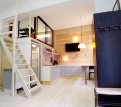 Квартира в Апартаменты на 1 Бабушкина, д. 57, кв. 17