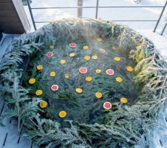 Дом древесный люкс с банным чаном №7. Первая Линия. Можно с собаками в Трофимов Берег