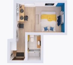 Stylish Studio Fun Island в Axis.Moscow Island