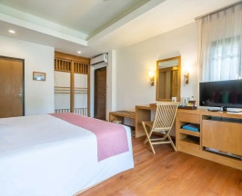 Двухместный коттедж Deluxe двуспальная кровать в Курортный отель Ao Prao Resort