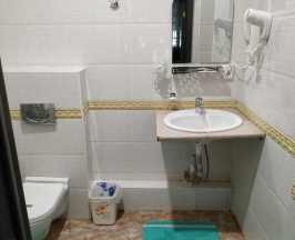 Люкс с красивым видом из окна в Home Hotel Astana