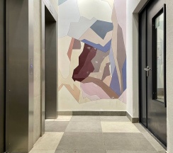 Апартаменты-студио в ЖК "ArtLine" (метро Старая деревня 5 мин.пешком) в Rauktis apartments