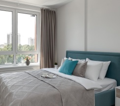 Moon River - премиум-апартаменты с отдельной спальней около м.Сокол (6 этаж, до 5 гостей) в Smart Lofts Moscow