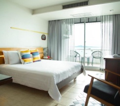 Двухместный номер Deluxe с видом на море двуспальная кровать в Baboona Beachfront Living