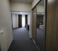 Люкс (1 двухспальная + 1 односпальная кровать) в Sleepers hotel avia dme