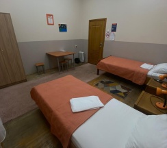 2-местный номер эконом с 2 односпальными кроватями в Smart Hotel Kdo Калуга