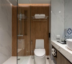Двухместный номер Deluxe с видом на горы 2 отдельные кровати в Ramada Plaza by Wyndham Chao Fah