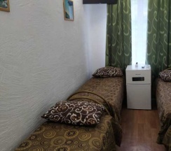 Четырёхместный номер Standard односпальная кровать в Чайка