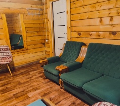 Трехместный номер с двуспальной и односпальной кроватью в Иванова дача