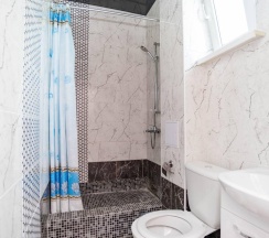 Номер стандарт семейный с 3 односпальными и 1 двуспальной кроватью в Алешкина мечта