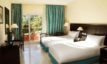 Двухместный номер Deluxe с видом на сад 2 отдельные кровати в Sierra Sharm El Sheikh Hotel