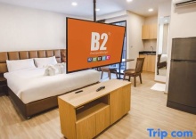 Двухместный полулюкс двуспальная кровать в B2 Amata Nakorn Premier Hotel