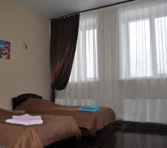 Номер комфорт улучшенный с 2 односпальными кроватями в Залесный