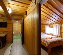 Комната в мансарде в Русские бани на дровах с купелью