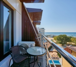 Коннект с балконом. Вид на море в Val`kont hotel