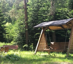 Шале 4. Четырёхместный номер комфорт с видом на горы в Белый волк