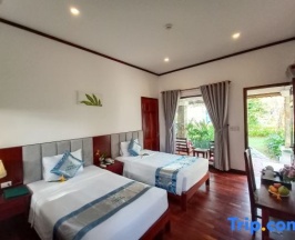 Двухместный номер Deluxe с видом на сад 2 отдельные кровати в Santa Garden Resort