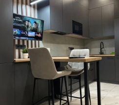 Двухместные апартаменты Superior с балконом (двуспальная кровать) в Квартира Бизнес Класса Комфортная и Удобная от ДимДом