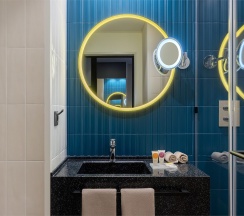 Номер стандарт с 1 двуспальной кроватью на высоком этаже в Hyatt Place Ekaterinburg