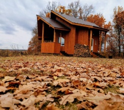 Дом Анны с сауной в доме, камином и проектором. 1-2 гостя. Побеги в Побеги