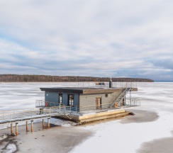 6 местный коттедж на воде "Усадьба Водяного" в Черные камни