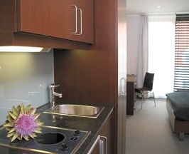 Одноместный номер Economy с видом на город двуспальная кровать в Schiller5 Hotel & Boardinghouse