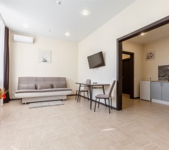 Полулюкс с кухней и большой кроватью в Мирталь