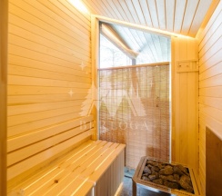 Дом с камином и сауной (до 8 гостей) МЕРКУРИАЛ в Berloga Country Resort