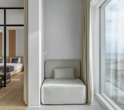 Люкс с видом на море в Patrokl hotel&bistro