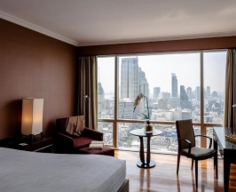 Двухместный номер Premium Deluxe двуспальная кровать в Pullman Bangkok Hotel G