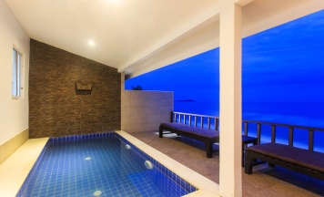 Двухместная вилла рядом с пляжем 2 отдельные кровати в Chaweng Cove Beach Resort