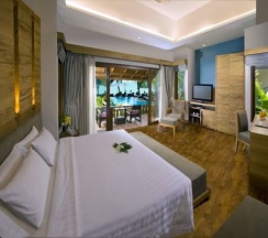 Одноместный номер Standard с видом на сад двуспальная кровать в Thai House Beach Resort