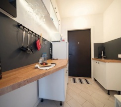 Апартаменты с красивым видом из окна в Апартаменты NEW Hygge House 15 минут от DME