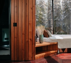 Типи-хаус с террасой и купелью в Чепош парк