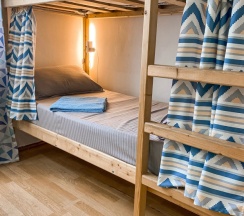 Кровать в общем номере в Cats&Beds hostel